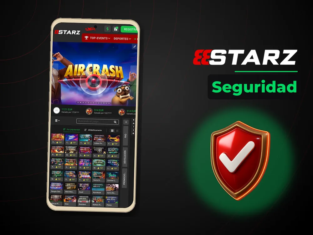 888Starz - Seguridad