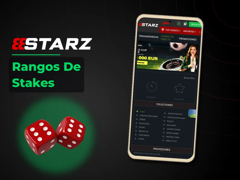 888Starz - Rangos De Stakes