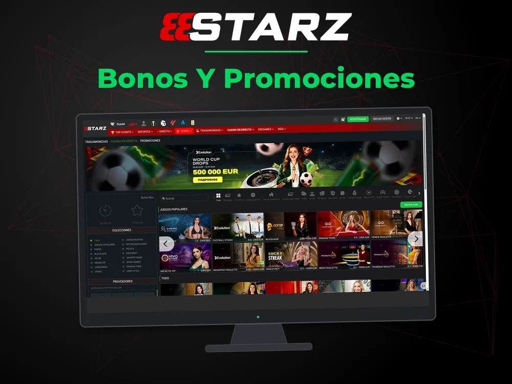 888Starz - Bonos Y Promociones