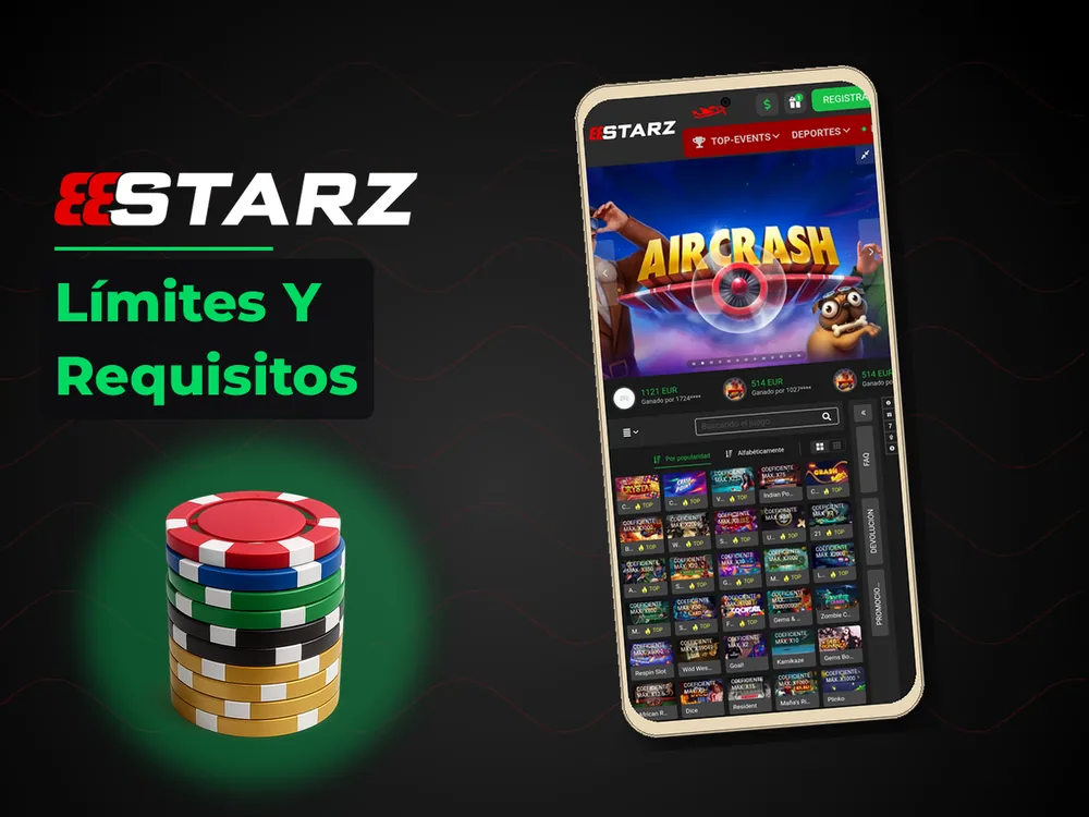 888Starz - Límites Y Requisitos