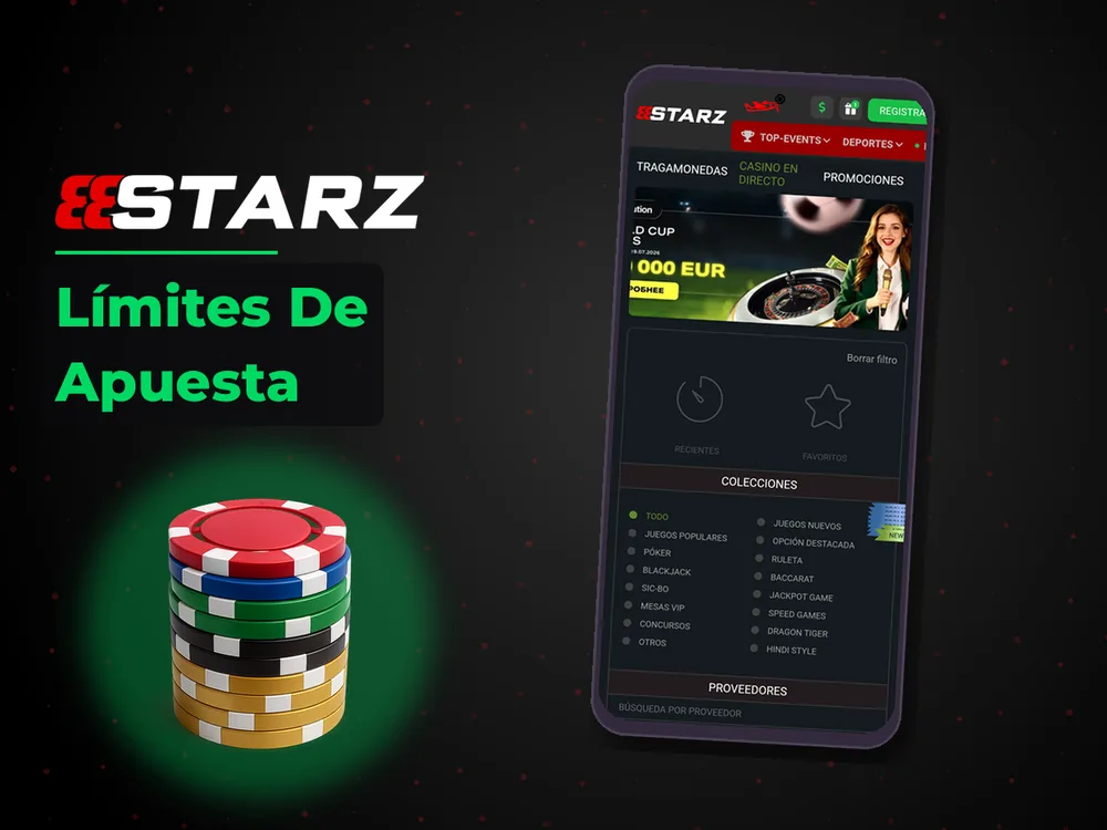 888Starz - Límites De Apuesta