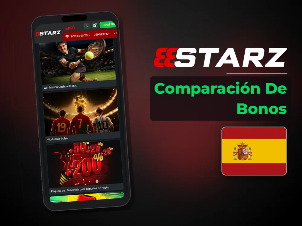 888Starz - Comparación De Bonos