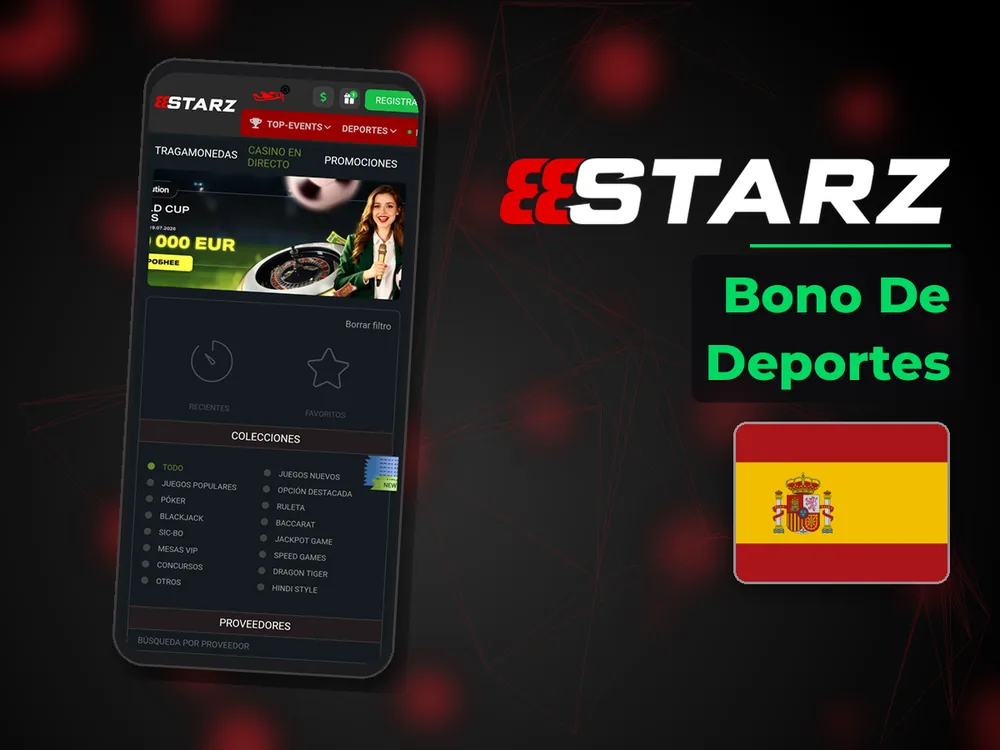 888Starz - Bono De Deportes
