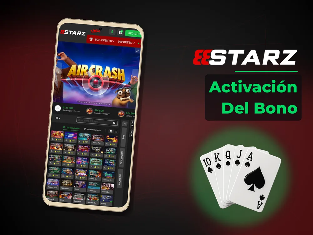 888Starz - Activación Del Bono