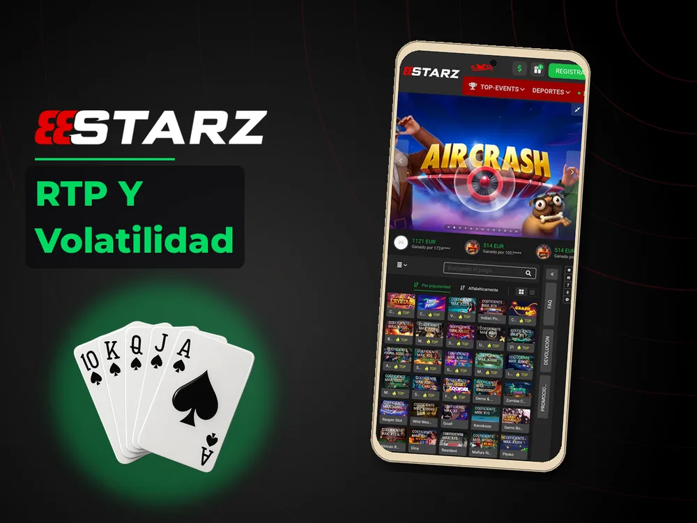 888Starz - RTP Y Volatilidad