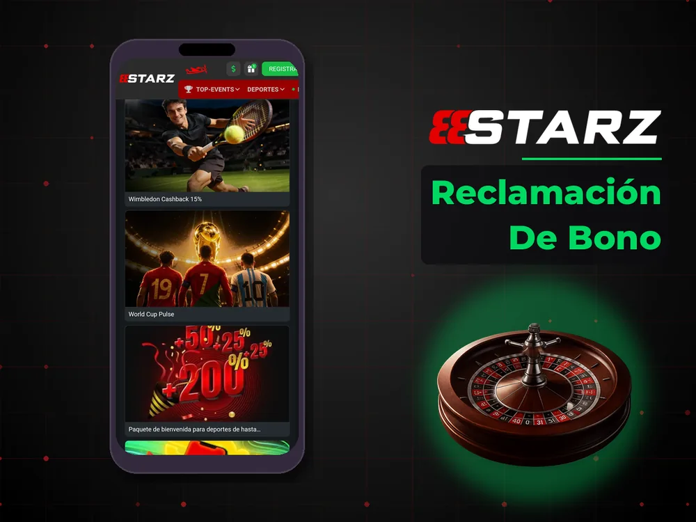 888Starz - Reclamación De Bono
