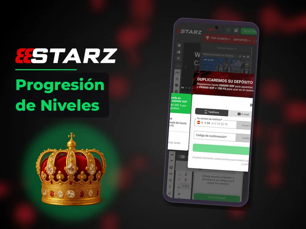 888Starz - Progresión de Niveles