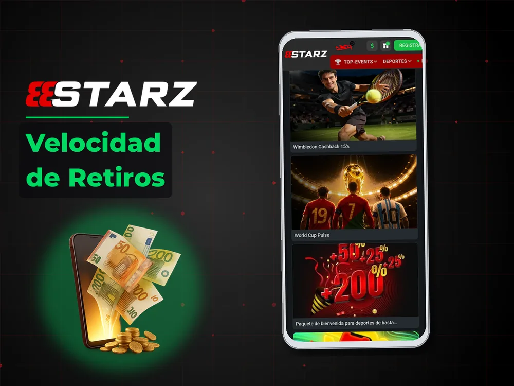 888Starz - Velocidad de Retiros