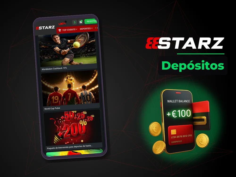 888Starz - Depósitos