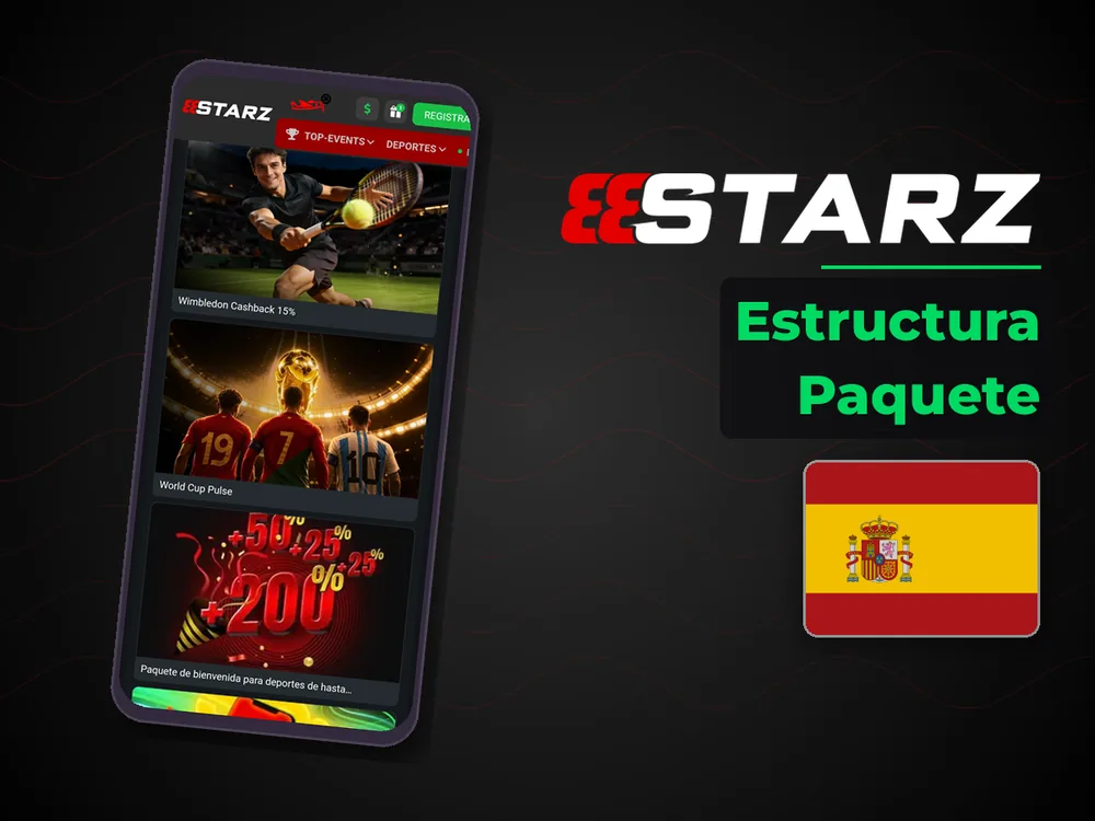 888Starz - Estructura Paquete